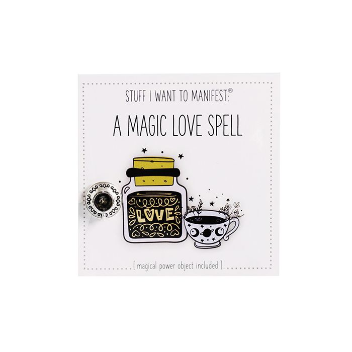 Warm Human A Good Magic Love Spell Mini Card & Charm