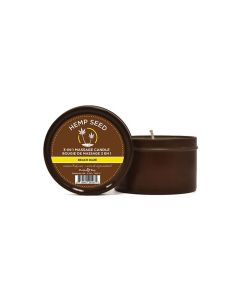 Earthly Body Suntouched Hemp Candle - 6 oz Round Tin