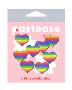 Pastease Premium Mini Rainbow Heart – Pack of 8 O/S