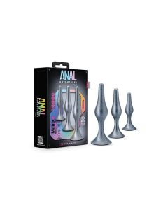 Blush Anal Adventures Matrix Genesis Plug Kit - Silver