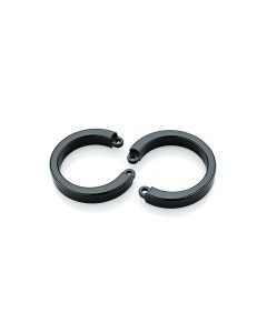 Cock Cage U-Ring 2 Pack - Black
