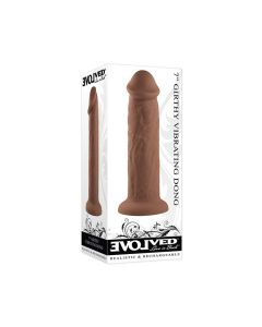 Evolved 7" Girthy Vibrating Dong