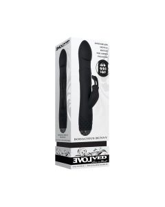 Evolved Bodacious Bunny Rotating Rabbit - Black