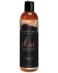 Intimate Earth Chai Massage Oil - 120 ml Vanilla & Chai