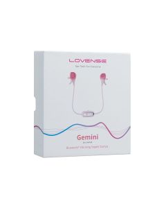 Lovense Gemini Vibrating Nipple Clamps - Pink