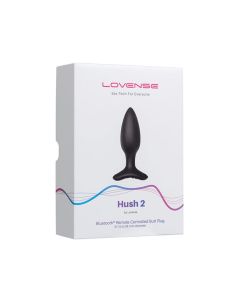 Lovense Hush 2 1.5" Butt Plug - Black