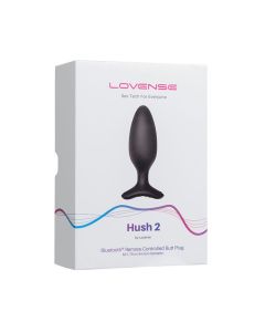 Lovense Hush 2 1.75" Butt Plug - Black