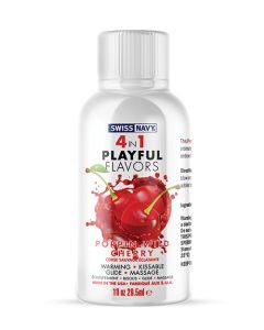 Swiss Navy 4 in 1 Playful Flavors Poppin Wild Cherry