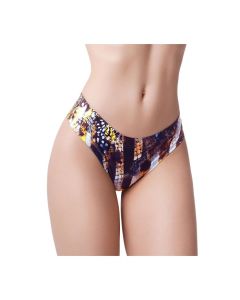 Mememe Go Wild Snake Printed Thong