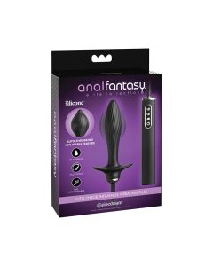 Anal Fantasy Elite Collection Auto Throb Inflatable Vibrating Plug - Black