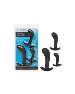Silicone Anal Training Prostate Kit - Black