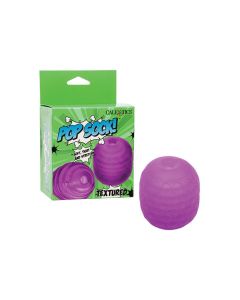 Pop Sock Textured Masturbator - Purple