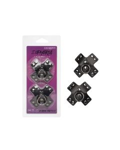Euphoria Collection O-Ring Pasties - Black O/S