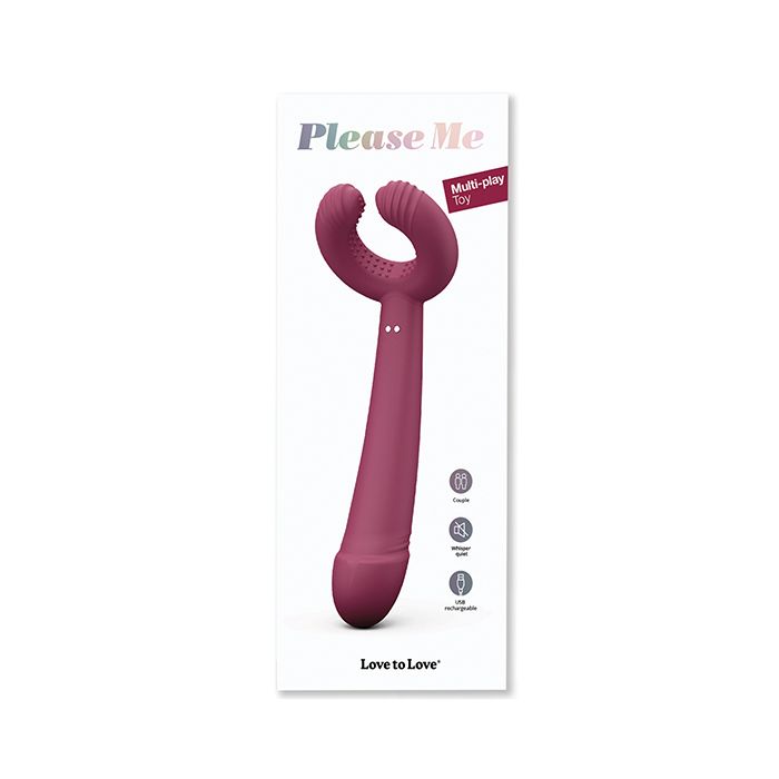 Love to Love Please Me Multi-Play Vibrator - Plum Star
