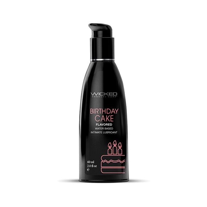 Wicked Sensual Care Water Based Lubricant - 2 oz Birthday Cake